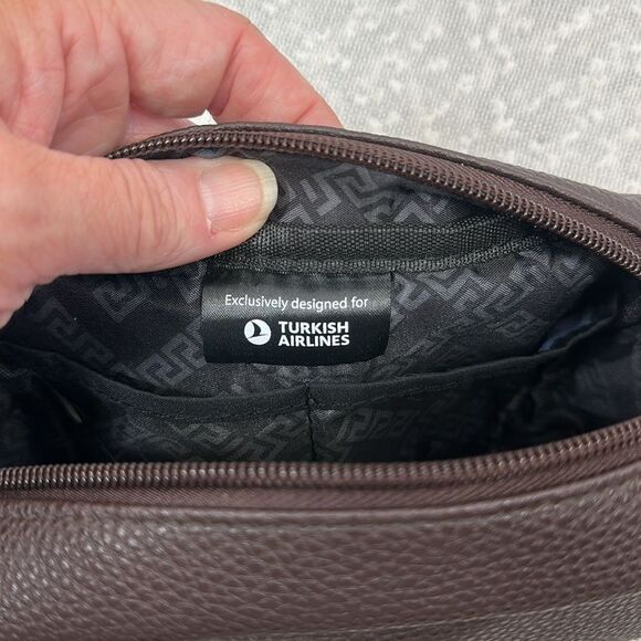 VERSACE Turkish Airlines Toiletry Cosmetics Maekup Travel Bag - Picture 9 of 14